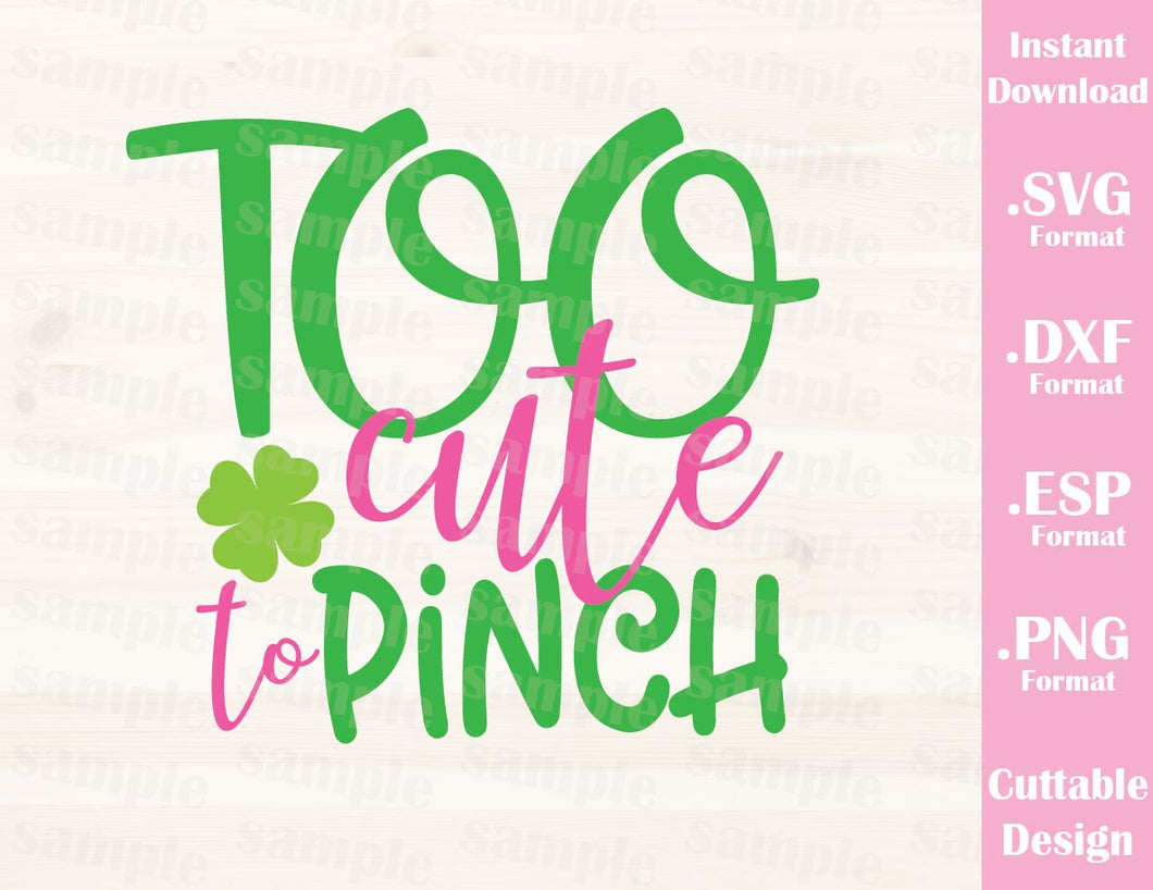 Download St. Patrick's Day Quote, Too Cute to Pinch, Baby, Kid ...