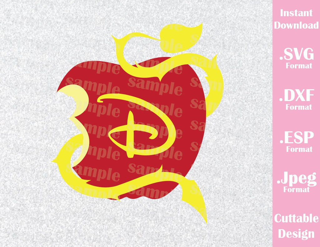 Free Free 214 Disney Descendants Apple Svg SVG PNG EPS DXF File