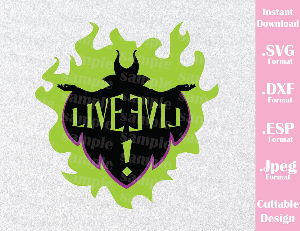 Download Inspired Descendants Live Evil Logo Cutting File in SVG ...