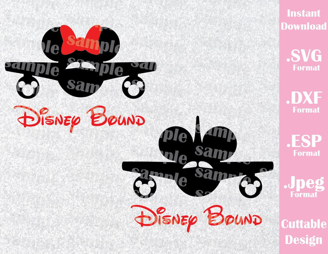 Download Mickey and Minnie Ears Disney Bound Inspired Cutting File ...