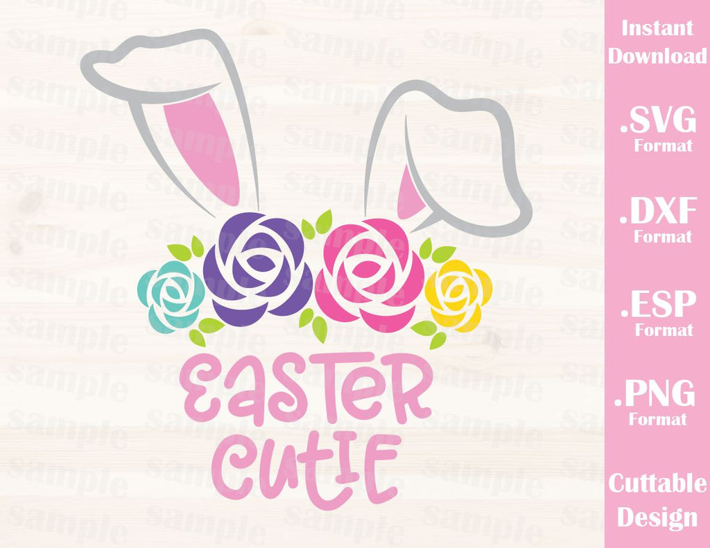 Download Easter Bunny, Easter Cutie, Baby, Kid, Cutting File in SVG, ESP, DXF a - Ideas with love