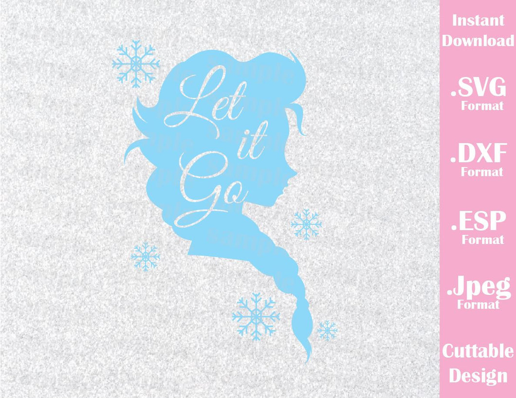 Download Inspired Frozen Let it Go Quote Elsa Inspired Cutting File ...