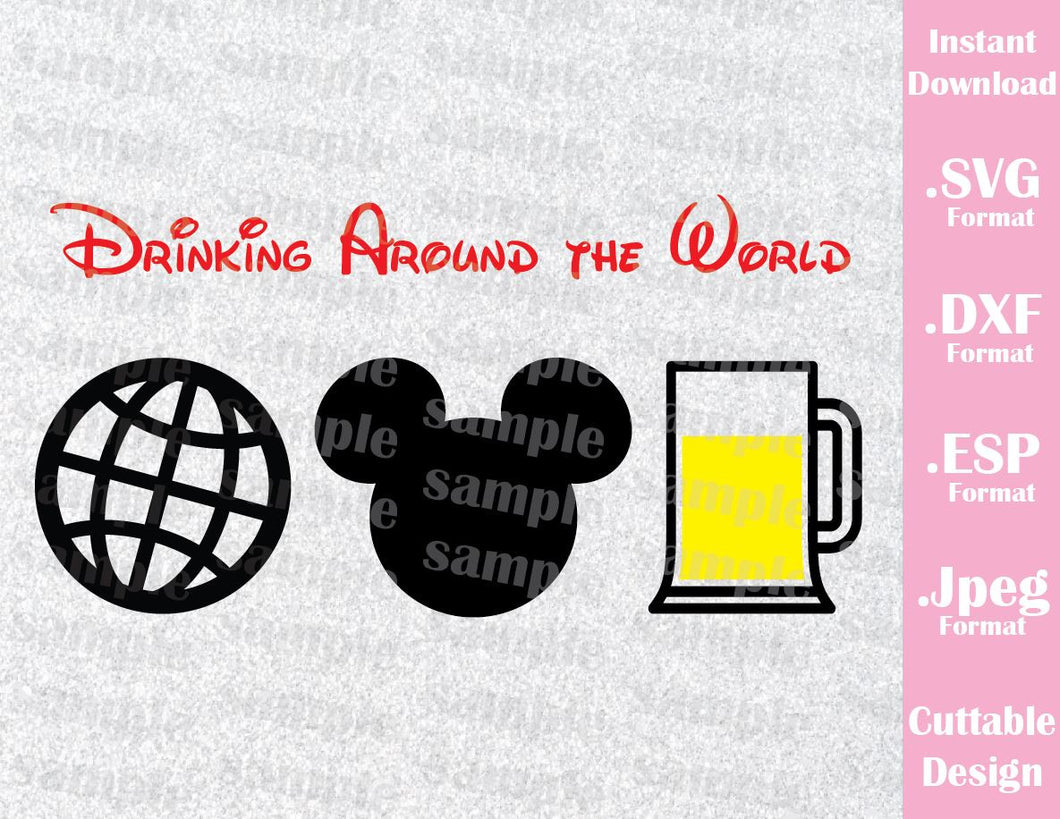 Download Epcot Park Mickey Ears Inspired Cutting File in SVG, ESP ...