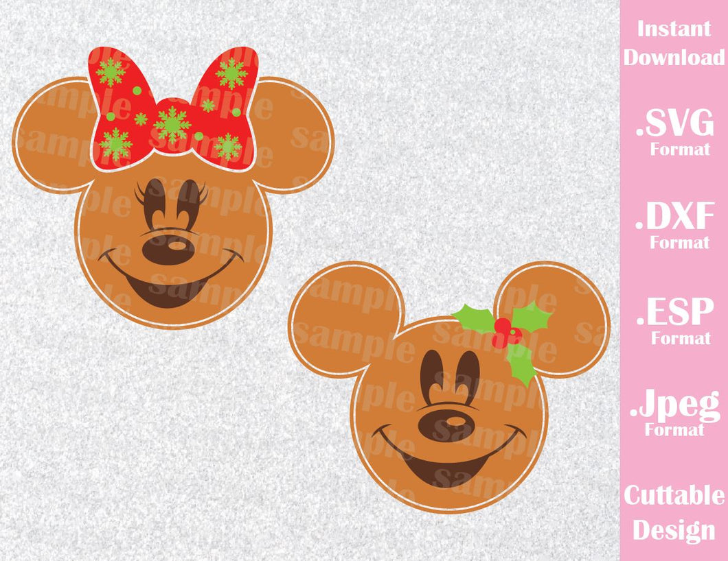 Download Gingerbread Cookies Mickey and Minnie Ears Inspired ...