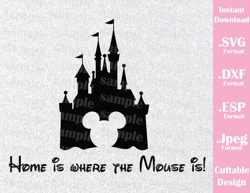 Download Castle Mickey Ears Home Inspired Cutting File in SVG, ESP ...