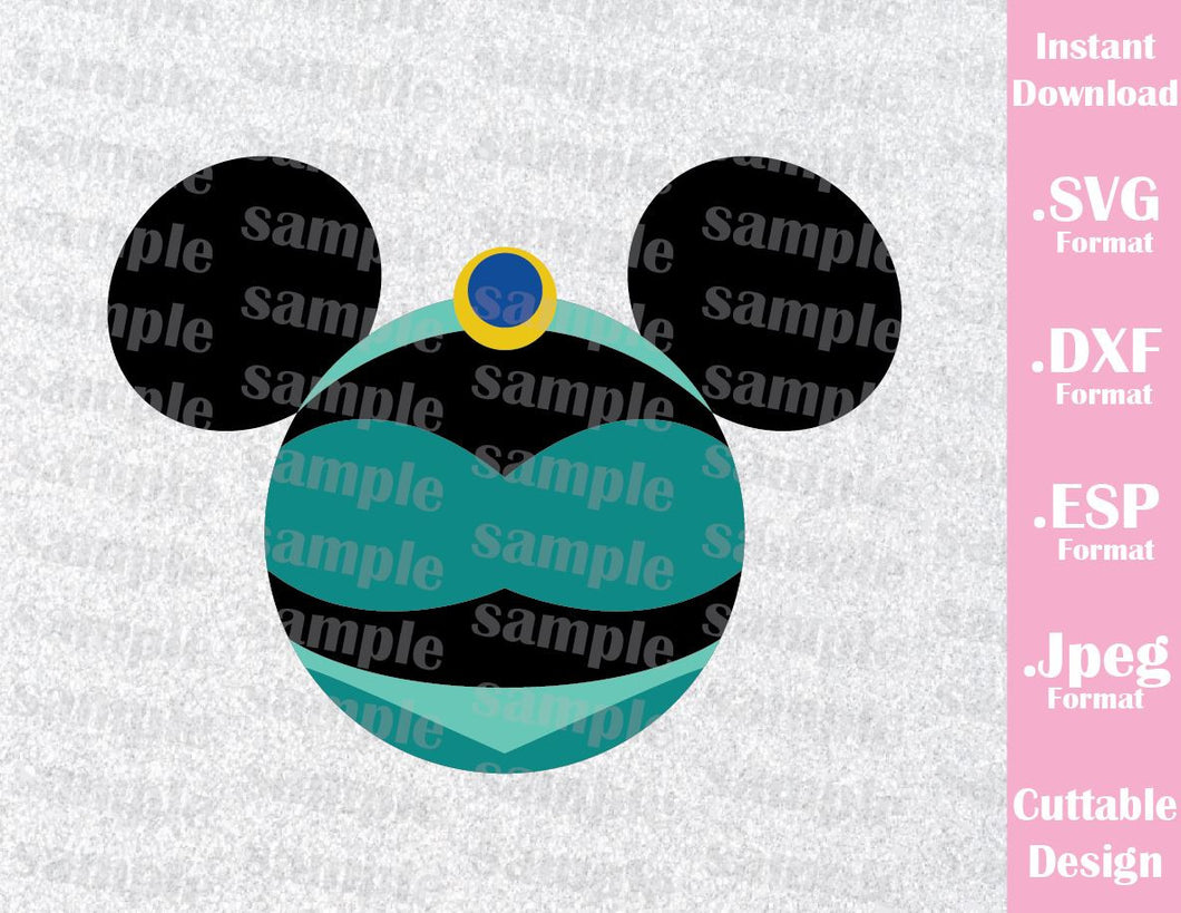 Download Princess Jasmine Mickey Ears Inspired Cutting File In Svg Esp Dxf An Ideas With Love