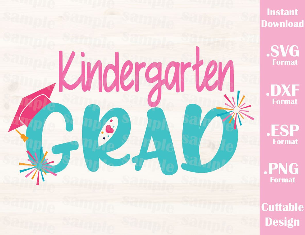 Download Kindergarten Graduate Quote Kids Cutting File in SVG, ESP ...