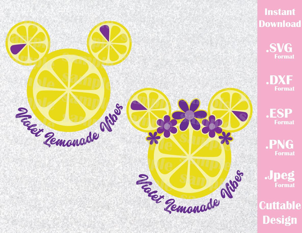 Download Mickey and Minnie Ears, Violet Lemonade Vibes Inspired ...