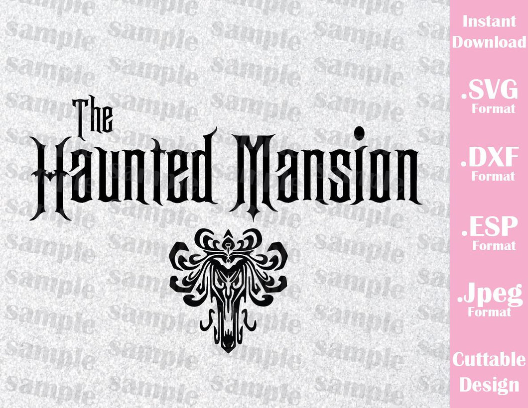 Download The Haunted Mansion Halloween Inspired Cutting File in SVG ...