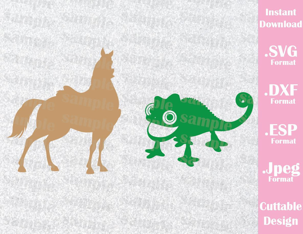 Download Maximus And Pascal Rapunzel Inspired Cutting File In Svg Esp Dxf And Ideas With Love