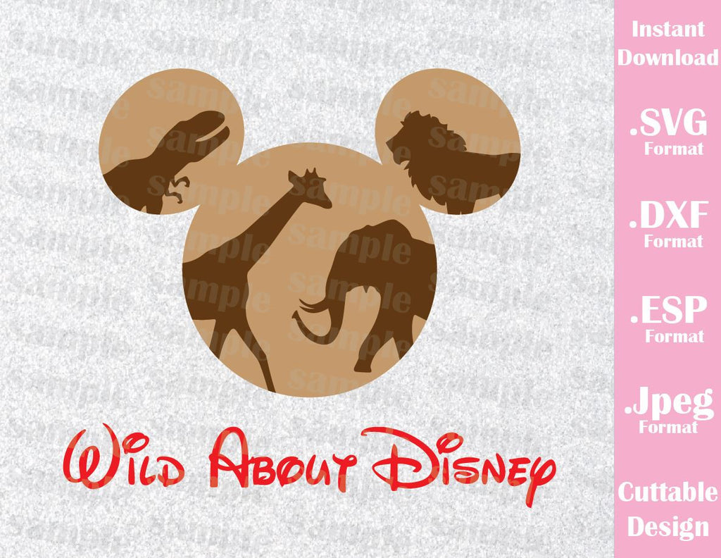 Download Animal Kingdom Mickey Ears Inspired Cutting File in SVG, ESP, DXF and - Ideas with love