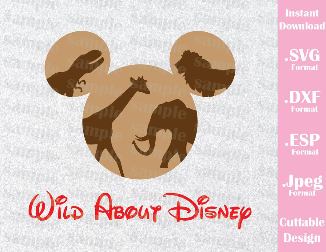 Download Animal Kingdom Mickey Ears Inspired Cutting File In Svg Esp Dxf And Ideas With Love