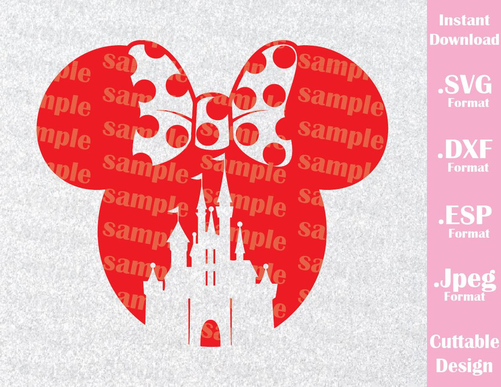 Download Minnie Castle Ears Inspired Cutting File in SVG, ESP, DXF ...