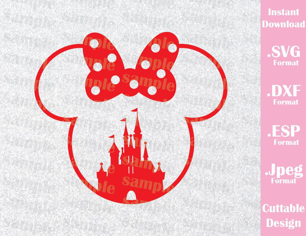 Download Minnie Castle Ears Inspired Cutting File in SVG, ESP, DXF ...