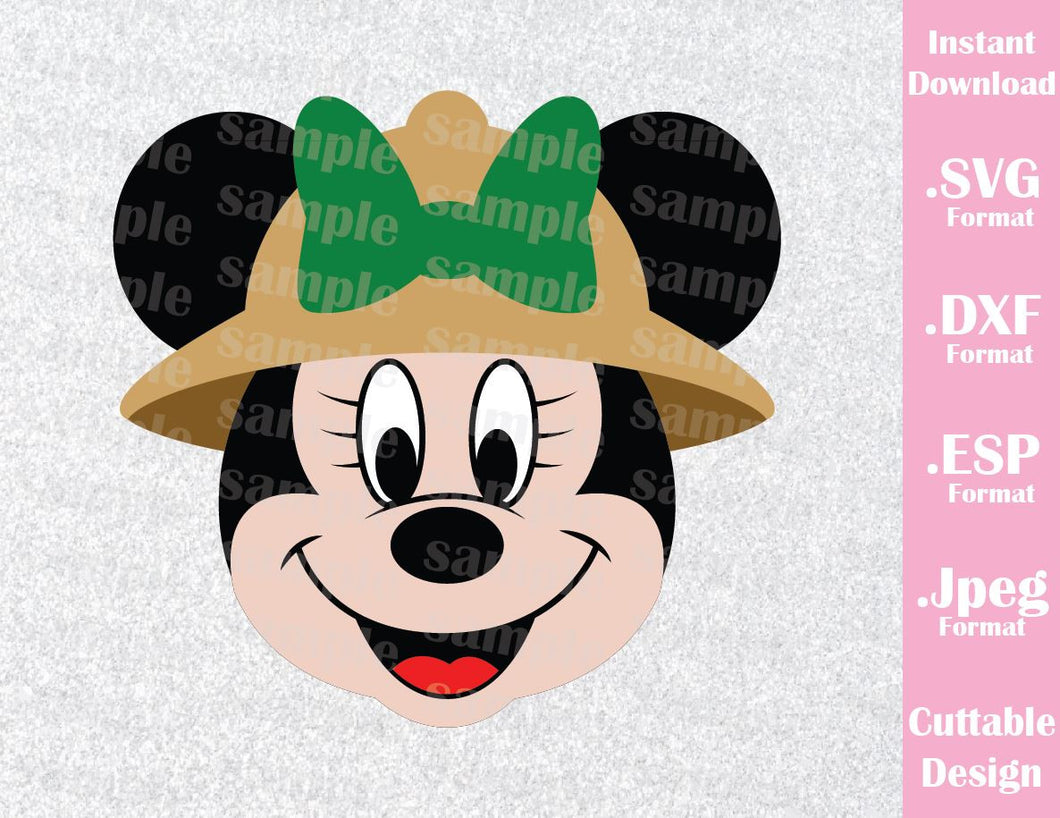 Download Animal Kingdom Minnie Ears Safari Inspired Cutting File in ...