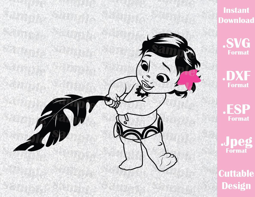 Download Princess Moana Baby Birthday Girl Inspired Cutting File In Svg Esp D Ideas With Love