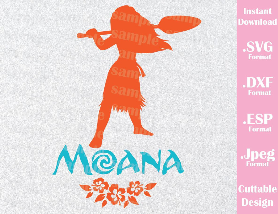 Download Princess Moana Inspired Cutting File in SVG, ESP, DXF and ...
