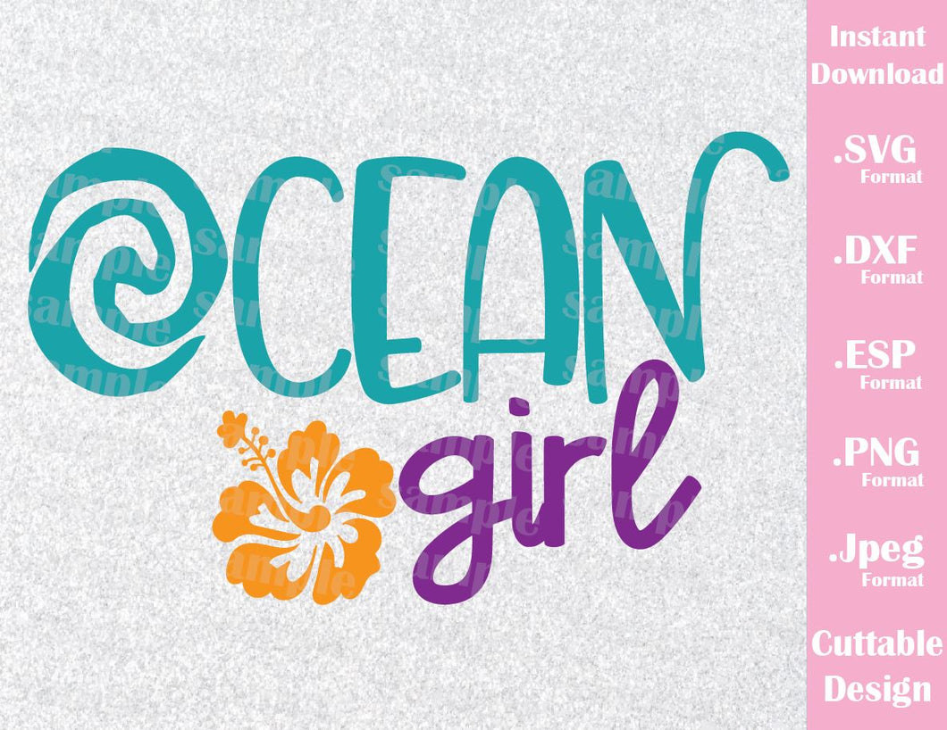 Download Princess Moana Quote Ocean Girl Inspired Cutting File In Svg Esp Dxf Ideas With Love