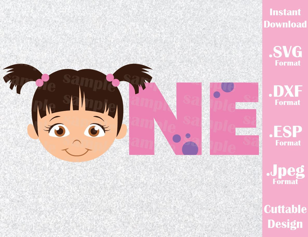 Download Baby Boo Birthday Girl One Monster Inc Inspired Cutting File In Svg E Ideas With Love