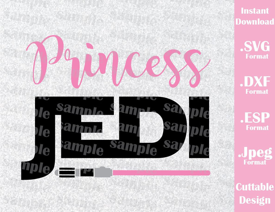 Jedi Princess Star Wars Inspired Cutting File in SVG, EPS ...