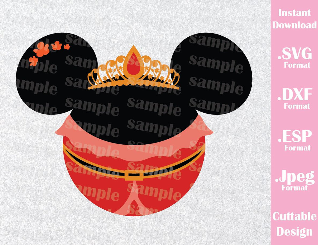 Download Princess Elena of Avalor Mickey Ears Inspired Cutting File ...