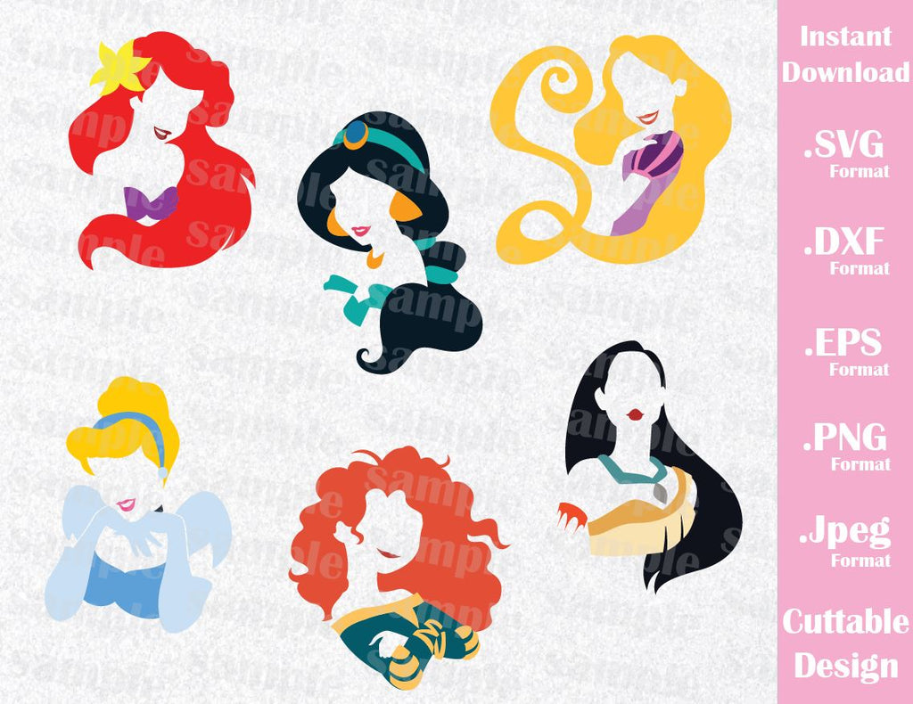 Download Princesses Bundle, Ariel, Jasmine, Aurora, Mulan, Belle ...