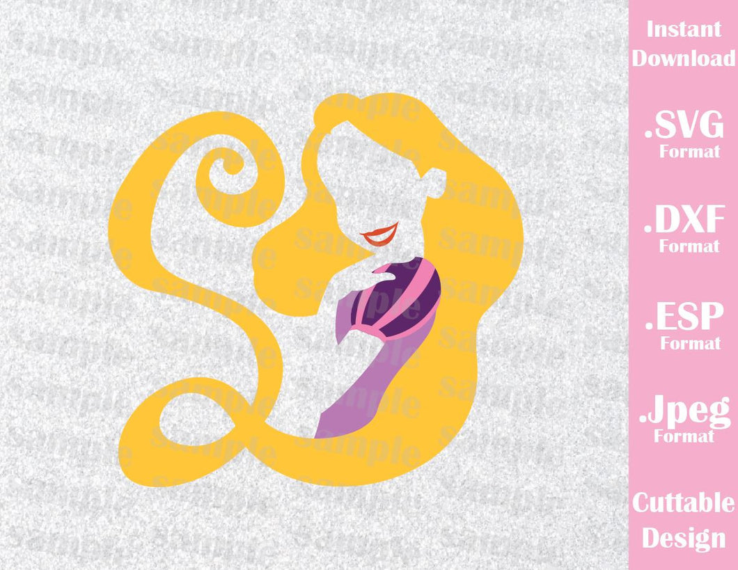 Download Princess Rapunzel The Lost Princess Inspired Cutting File in SVG, EPS, - Ideas with love