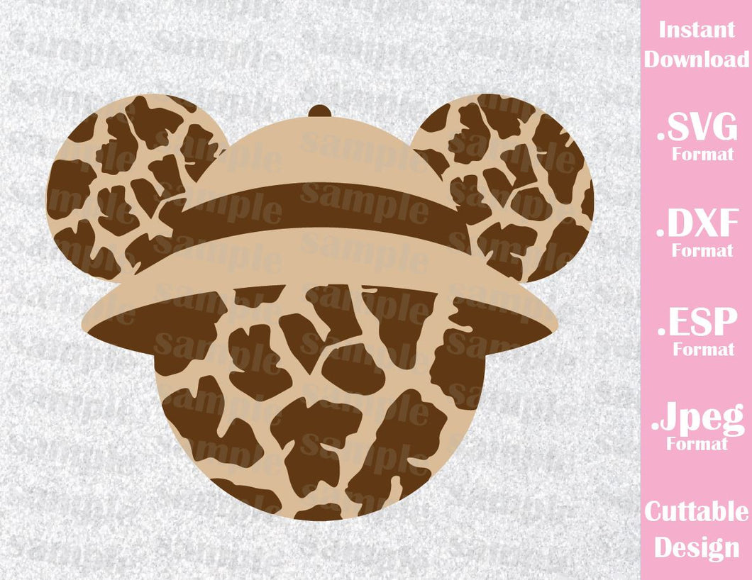 Download Animal Kingdom Mickey Ears Inspired Cutting File In Svg Esp Dxf And Ideas With Love