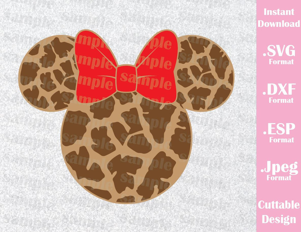 Download Animal Kingdom Minnie Ears Inspired Cutting File in SVG, ESP, DXF and - Ideas with love