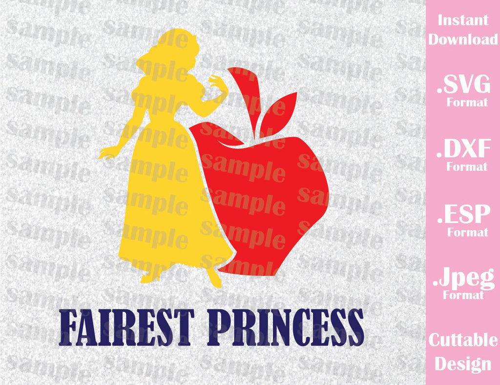 Download Snow White Princess Quote Inspired Cutting File in SVG ...