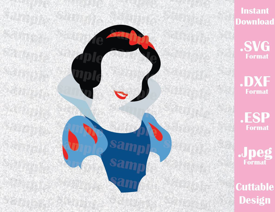 Snow White Princess Inspired Cutting File in SVG, EPS, DXF ...