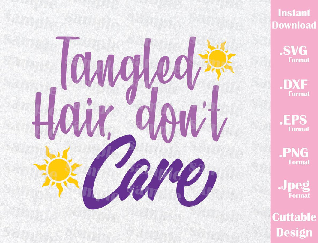 Download Rapunzel Inspired Quote, Tangled Hair Don't Care, Cutting ...