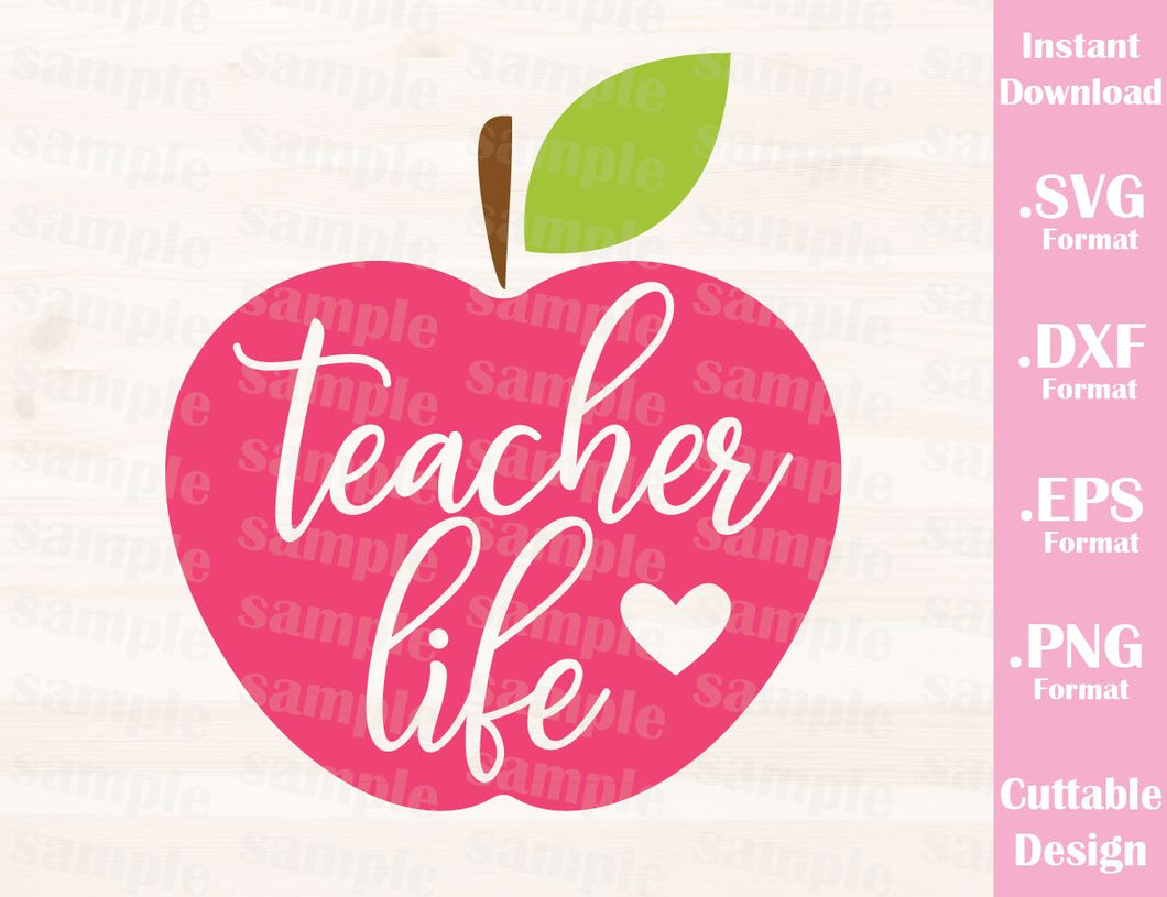 Download Teacher Quote Teacher Life Cutting File In Svg Esp Dxf And Png For Ideas With Love