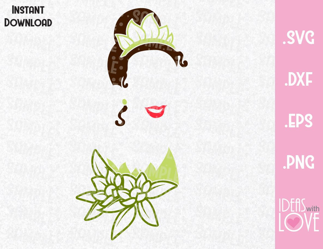 Download Princess Tiana Inspired Svg Esp Dxf And Png Format Ideas With Love