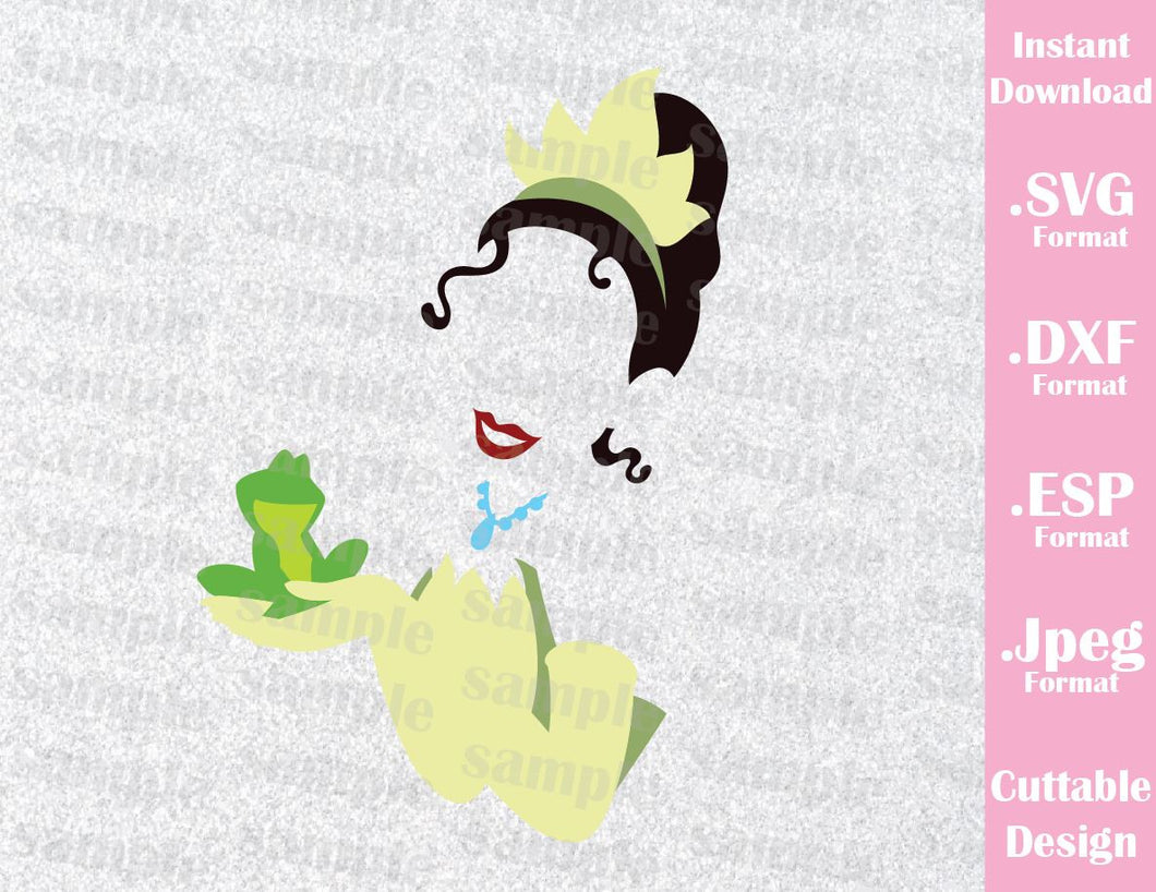 Download Tiana Princess And The Frog Inspired Cutting File In Svg Esp Dxf And Ideas With Love