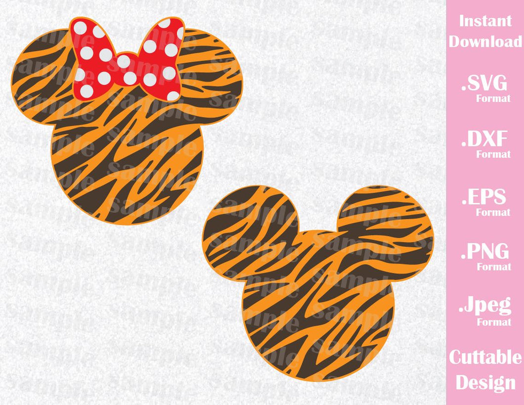 Download Animal Kingdom Mickey And Minnie Ears Tiger Animal Print Inspired Cutt Ideas With Love
