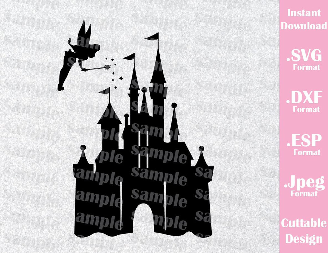 Castle Inspired Tinkerbell Cutting File In Svg Esp Dxf And Jpeg Form Ideas With Love