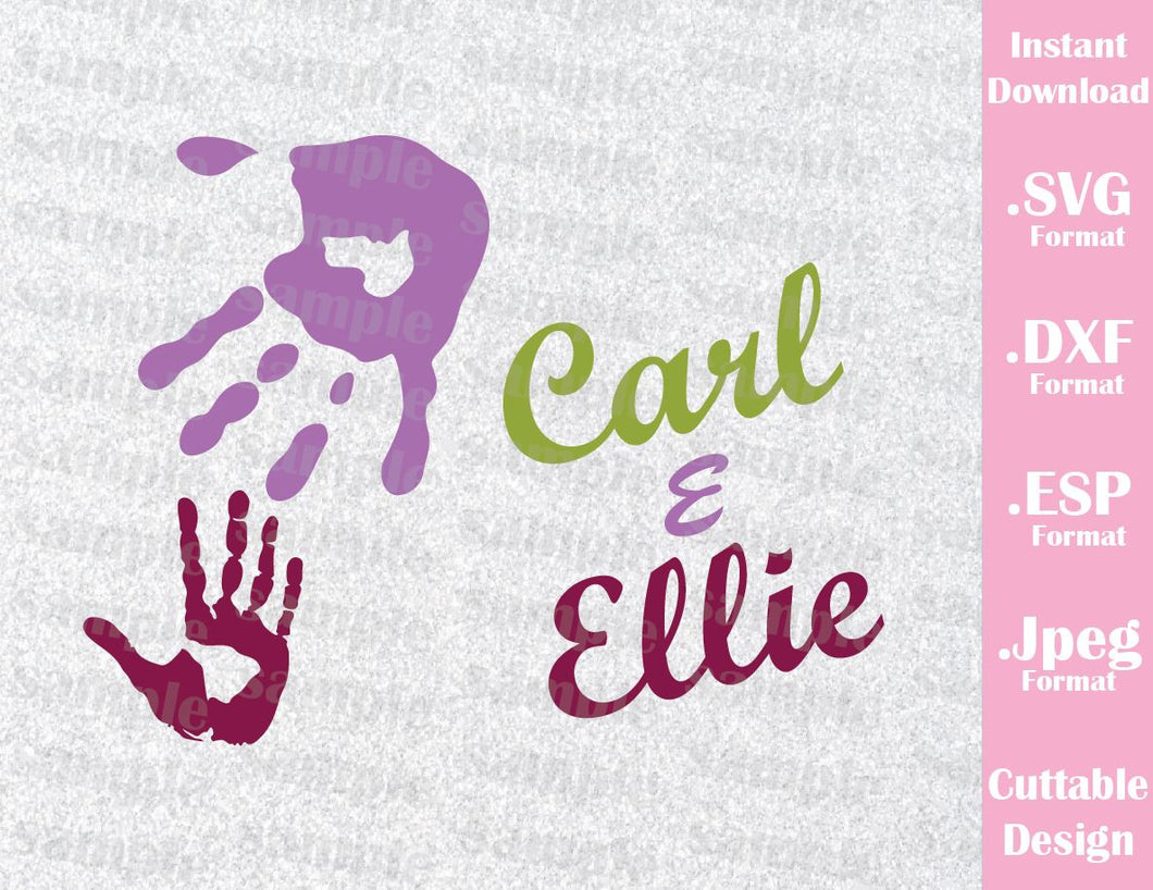 Up Hands Quote Carl and Ellie Inspired Cutting File in SVG ...