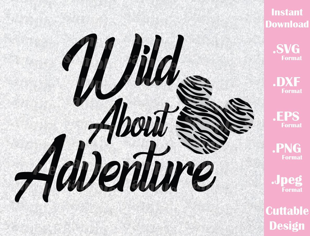 Download Animal Kingdom Mickey Ears Wild About Adventure Inspired Cutting File - Ideas with love