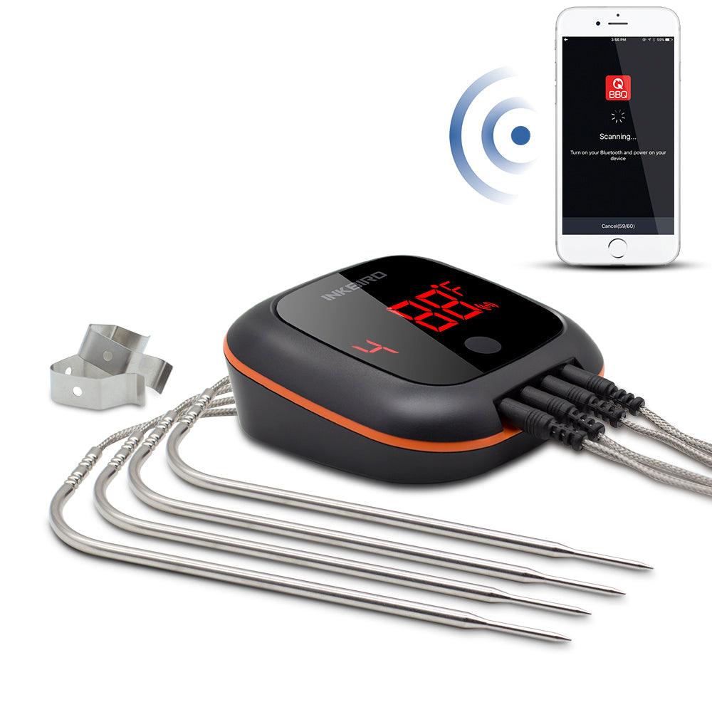  MeatStick 4X Bundle [2-Probe/650ft Range], Quad Sensors Smart  Wireless Meat Thermometer with Bluetooth