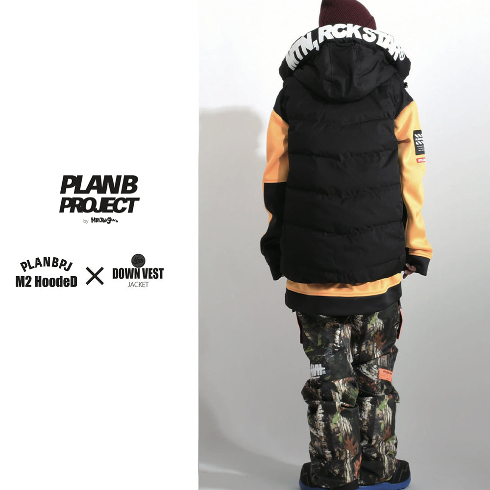 PLANB_Down Vest Jacket_black_image2