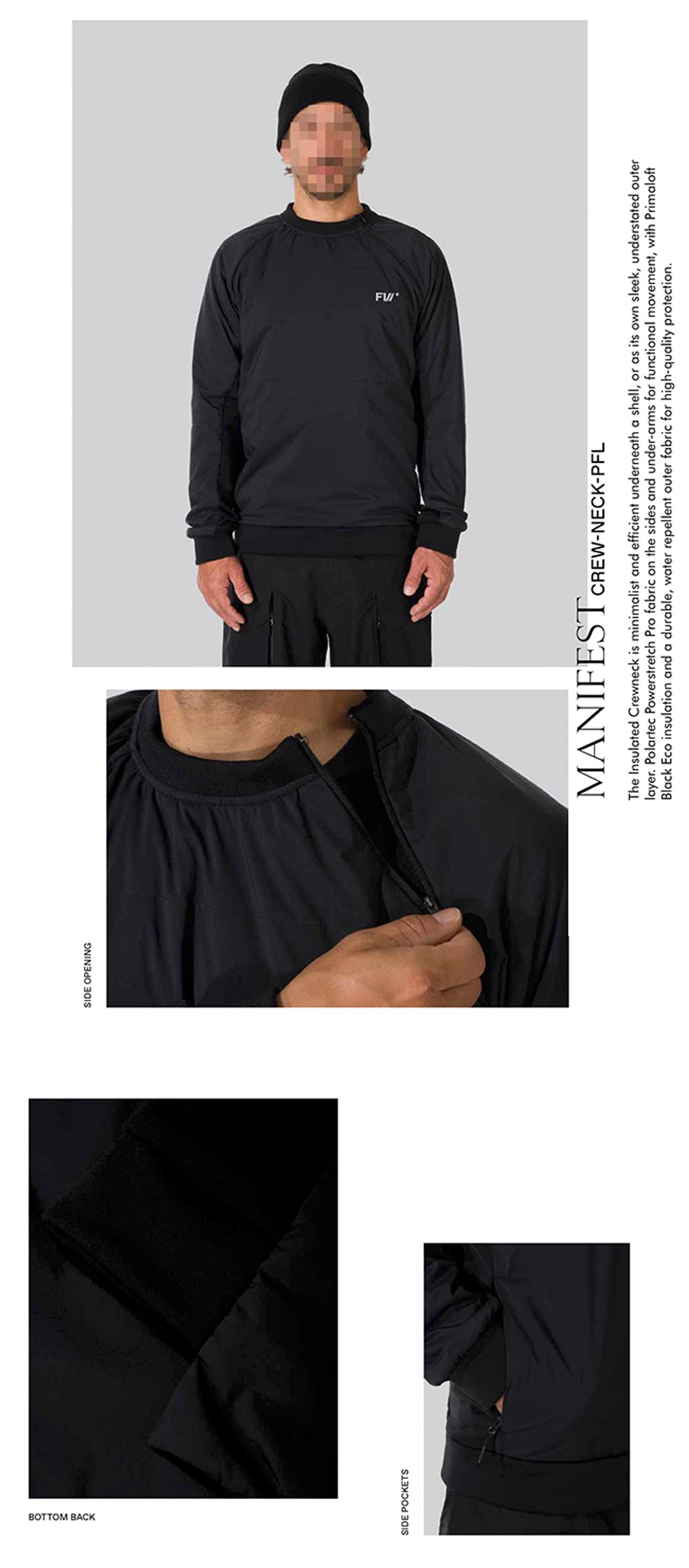 FW MANIFEST CREW NECK PFL - Alpine Forest [SWISS BRAND]