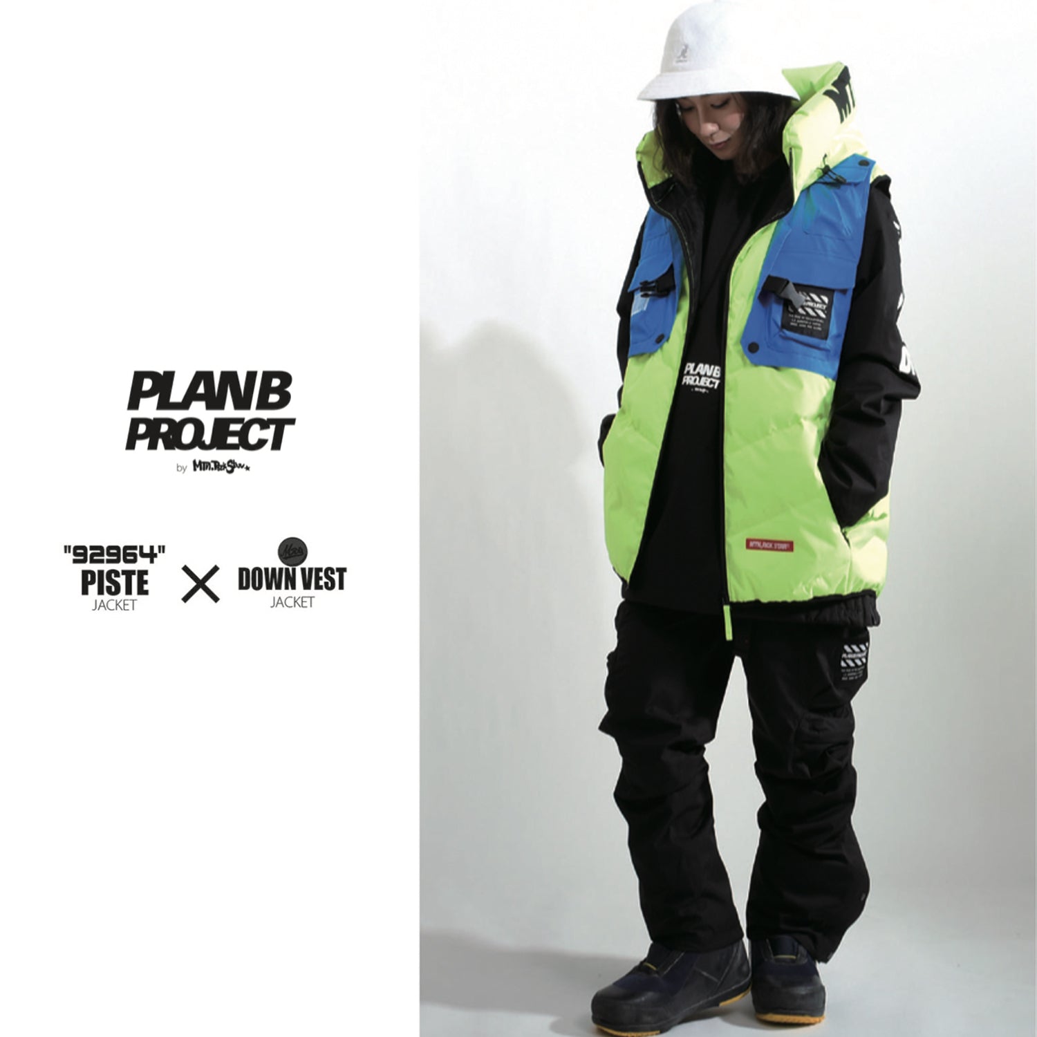 PLANB PROJECT Piste Snow Jacket (Japanese Brand) Black_image