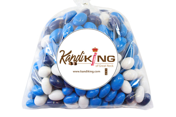 Bulk Candy - Light Blue & White Chocolate Almonds