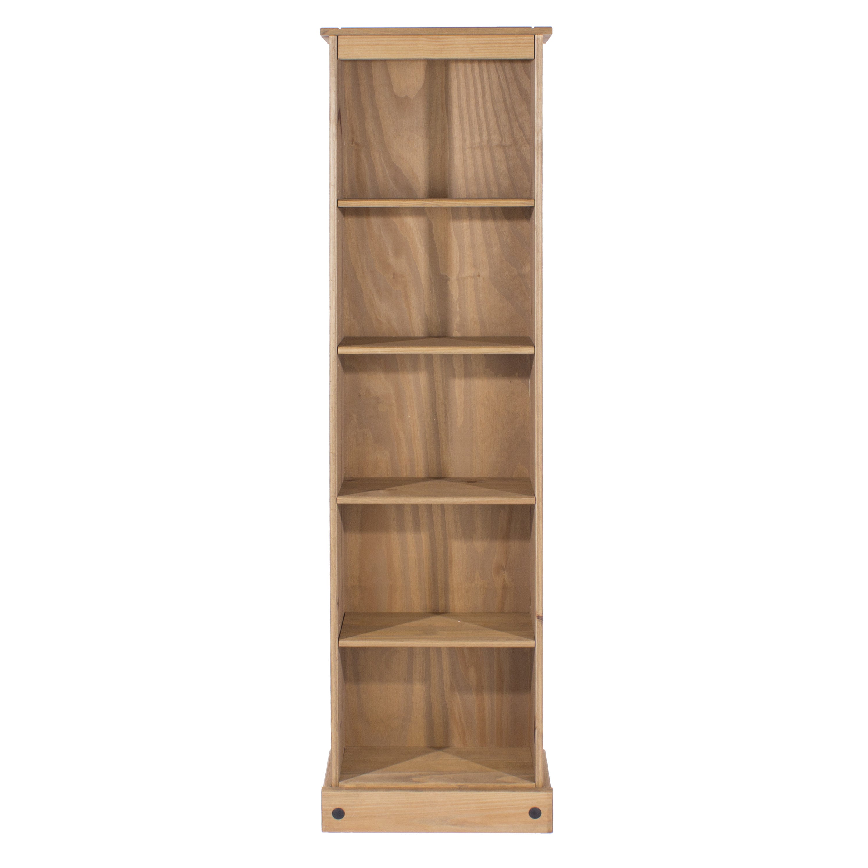 Corona Solid Pine Tall Narrow Bookcase The Dorset Furniture Company