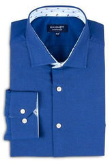 Dark Blue Oxford Men's Shirt