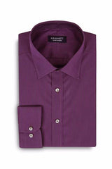 purple slim fit shirt