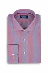 Red navy formal shirt