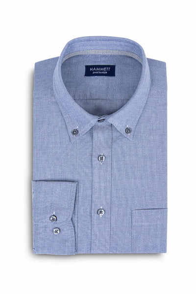 Blue Oxford Weave Casual Men's Shirt – Hammett Shirts