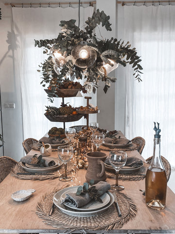 mesa nochebuena nochevieja, christmas table